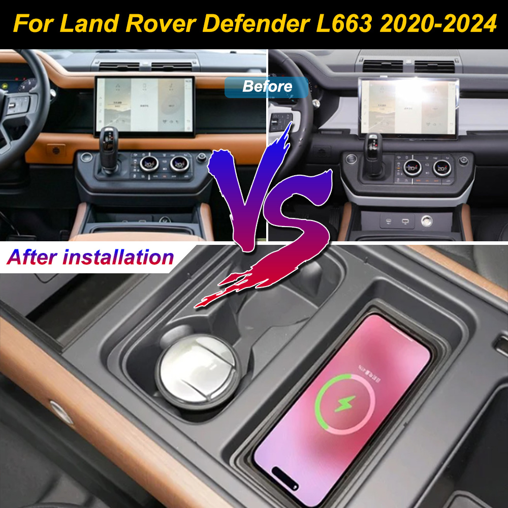 랜드로버 레인지로버 디펜더 2020-2024 차량용 무 - Wireless Car Charger Mount Fast Charging 리뷰 및 가격