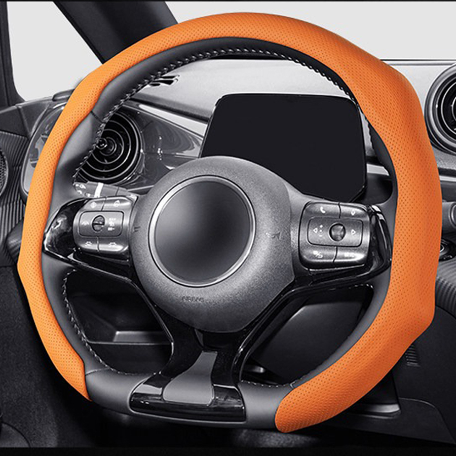 나파 가죽 범용 자동차 스티어링 휠 커버 통기성 미끄럼 - Car Steering Wheel Cover Anti Slip Breathable 리뷰 및 가격
