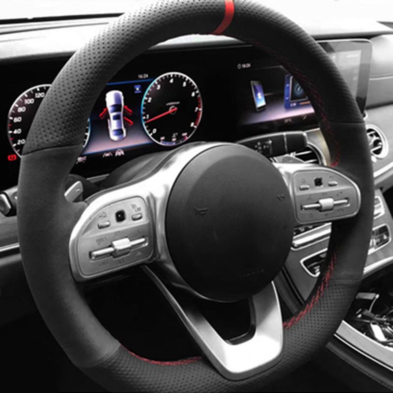 미끄럼 방지 스웨이드 브레이드 자동차 핸들 커버, 메르 - Car Steering Wheel Cover Anti Slip Breathable 리뷰 및 가격