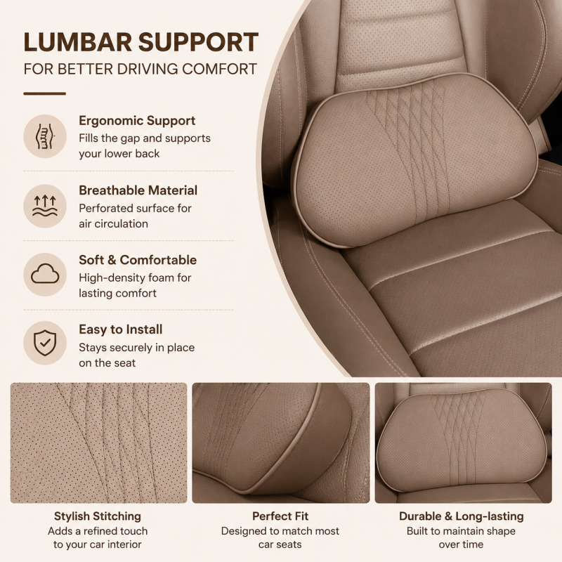자동차 헤드레스트 목베개 메모리폼 요추 지지 쿠션 나파 - Memory Foam Car Neck Pillow Lumbar Support 리뷰 및 가격
