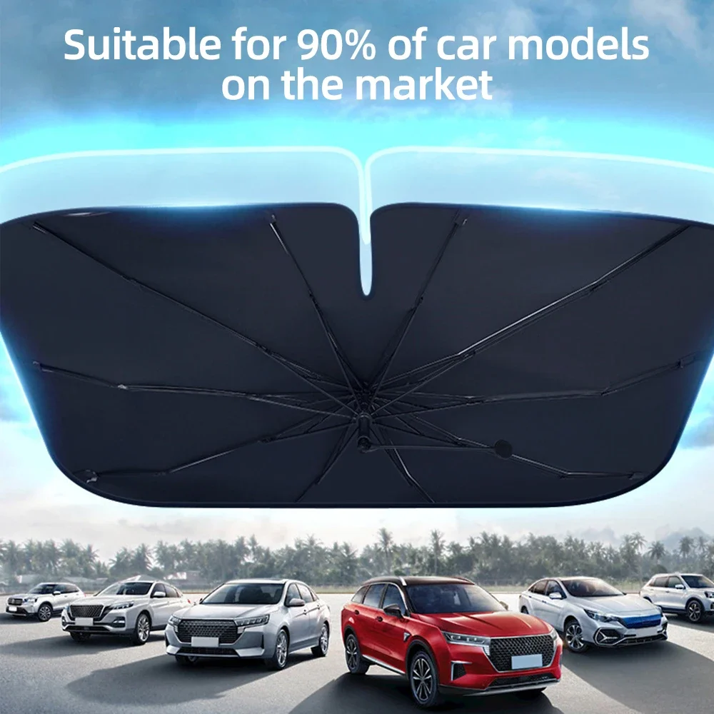차량용 햇빛 가리개 우산 앞 유리창 햇빛 차단 접이식  - Car Sunshade Windshield Umbrella Foldable 리뷰 및 가격