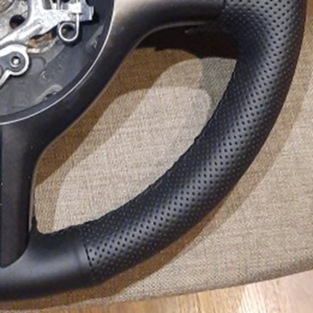 미끄럼 방지 인조 가죽 브레이드 자동차 핸들 커버, B - Car Steering Wheel Cover Anti Slip Breathable 리뷰 및 가격