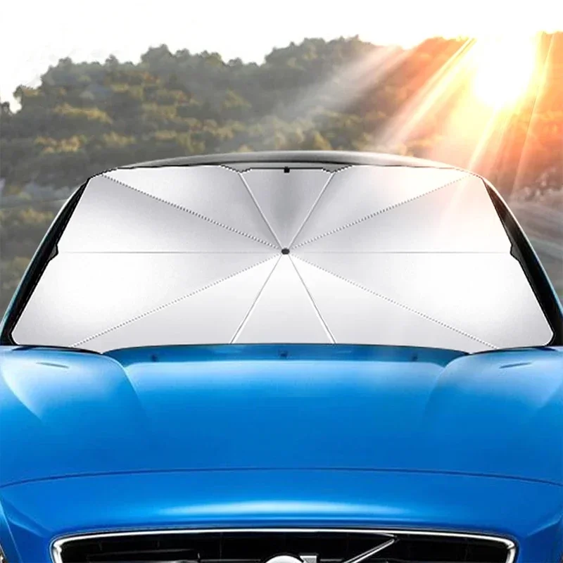 자동차 앞유리 차양막, 접이식 우산형 차양막/커버 (대 - Car Sunshade Windshield Umbrella Foldable 리뷰 및 가격