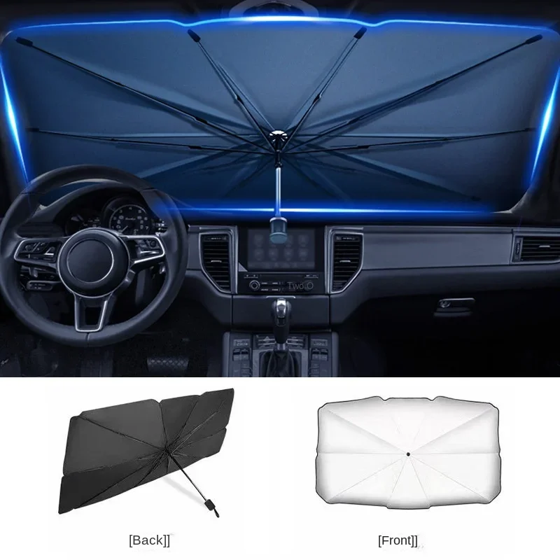 차량용 앞유리 차양막, 우산형 접이식 개폐형 햇빛 가리 - Car Sunshade Windshield Umbrella Foldable 리뷰 및 가격